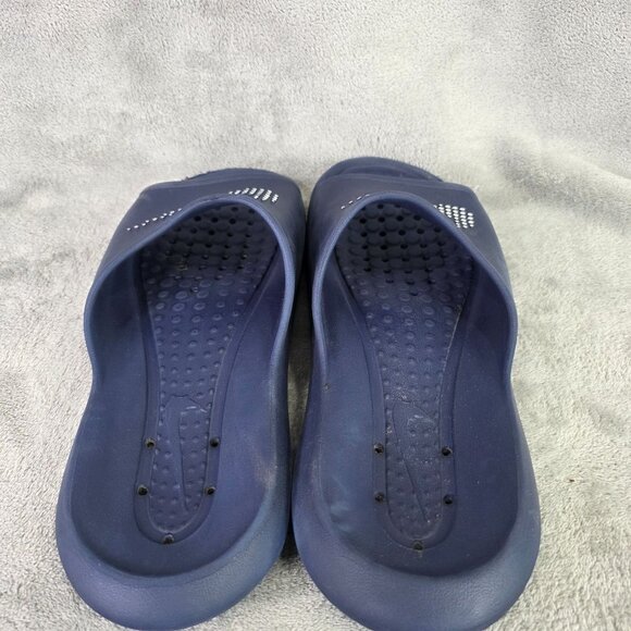 Mens Nike Navy Blue Victori One Shower Slide Sandals w/ White Logo Size 11 - Picture 3 of 7